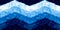 Seamless painted blue chevron arrow or zigzag stripe background pattern