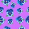 Seamless Pansy pattern