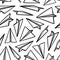 Seamless paper airplane background
