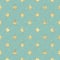 Seamless pastel mint teal turquoise background with abstract vintage gold glitter pattern