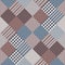 Seamless patchwork pattern. Vector illustration of quilt in dark tones