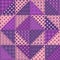 Seamless patchwork violet color pattern