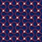 Seamless Patriotic Geometric Pattern