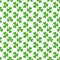 Seamless patten with green clover