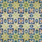 Seamless patter made of traditional azulejos tiles