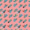 Seamless pattern_2_illustration Doodle funny little men in the s