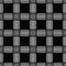 Seamless pattern, abstract background. Grayscale. Grid, squares. Remind of square holes in some decorated gray wall.