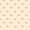 Seamless pattern abstract clouds on pastel pink background. Vector geometric template in doodle style with scrawl. Gentle texture