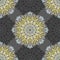 Seamless pattern with abstract elements, damask tiles