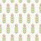 Seamless pattern of abstract flowers on the pale scrolls