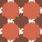 Seamless pattern with abstract flowers, spots, blobs. Creative camouflage, kaleidoscope, stained glass of natural colors