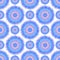 Seamless pattern with abstract furry circle