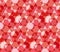 Seamless pattern abstract honeycomb mosaic