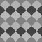 Seamless pattern abstract rhombus, square, traditional geometric damask ornament Gray black squared scandinavian background. Can