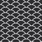 Seamless pattern abstract scales simple background with japanese circle pattern white on a black. Can be used for fabrics, wallpap