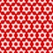 Seamless Pattern Abstract Stars Made Of Circles Red White