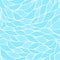 Seamless pattern with abstract waves. Wavy blue azure background. Vector wave texture.