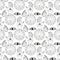 Seamless pattern all seeing eye