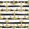 Seamless pattern with anchors.Nautical backgrounds gold anchors .Marine theme.Vector illustration