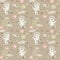 Seamless pattern with angels and cupids Valentine`s Day