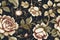 A seamless pattern of Antique Floral Tapestry.