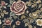 A seamless pattern of Antique Floral Tapestry.