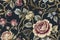 A seamless pattern of Antique Floral Tapestry.