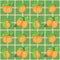 Seamless pattern with apricots