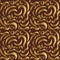 Seamless Pattern Arabic Middle East Background Gold Calligraphy Letter