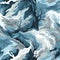 Seamless pattern Arctic Camouflage: Designed for snow and ice-covered environments,AI generated