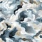 Seamless pattern Arctic Camouflage: Designed for snow and ice-covered environments,AI generated