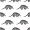 Seamless pattern with Armadillo.