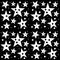 Seamless pattern Astroniras with a five-pointed stars in a black - white colors