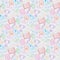 Seamless pattern Back to school on the notebook