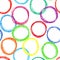 Seamless pattern background with colored circles