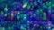 Seamless pattern background with intricate geometric shapes in vibrant jewel tones