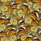 Seamless pattern background of macro butterfly wing