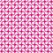 Seamless Pattern Background Metaballs - White Vector Illustration - Isolated On Pink Background