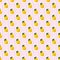 Seamless pattern background with pear fruit