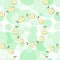 Seamless pattern background pear half