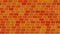 Seamless pattern background red orange colored brick wall