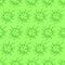 Seamless pattern of bacteria virus vector illustration. Pollen molecules in the air. Spring exacerbation of allergies. Outline Doo