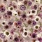 Seamless pattern with beautiful anemone flowers