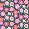 Seamless pattern with beautiful bindweeds