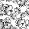 Seamless pattern with beautiful flowers.