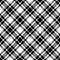 Seamless Pattern Big Diagonal Check Black And White