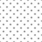 Seamless pattern with black line star or asterisk on white background