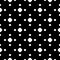 Seamless pattern, black & white dotted texture