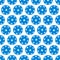 Seamless Pattern of Blue Indoor Balls for Pickleball