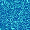 Seamless pattern of blue swimming pool water